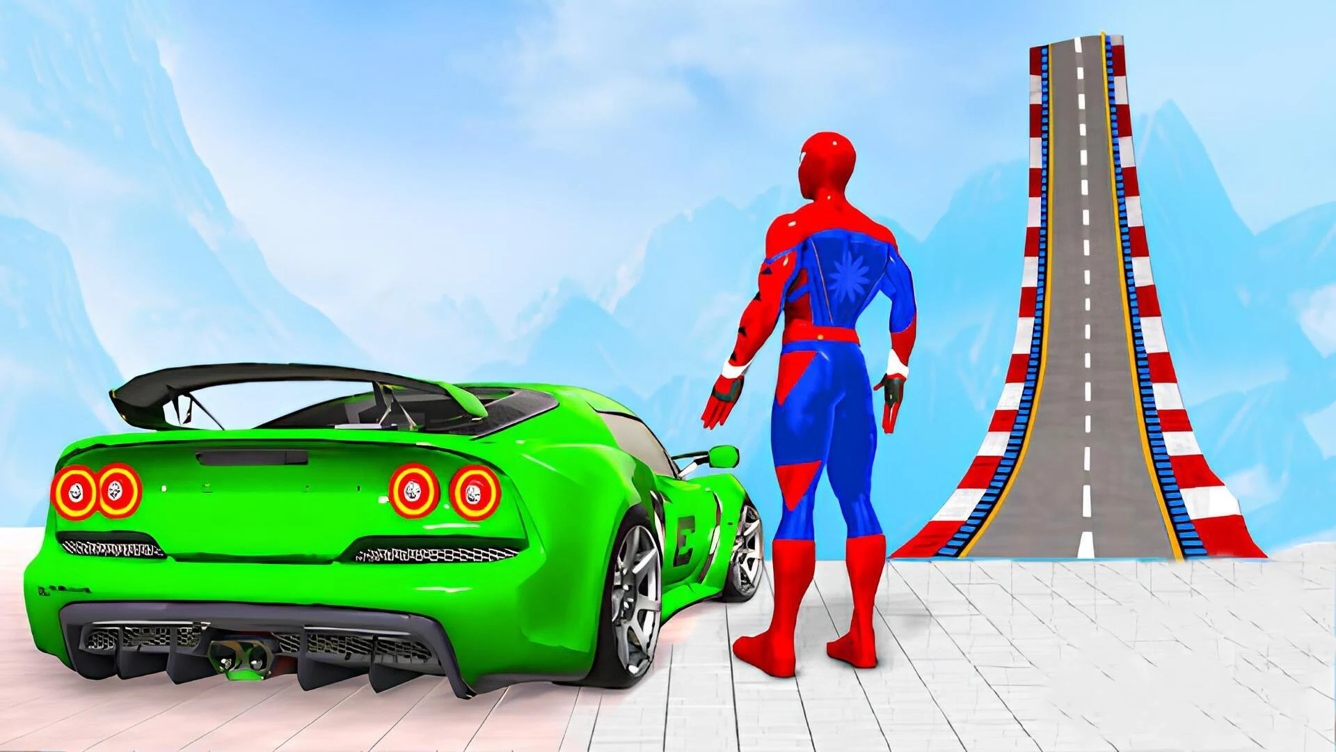 Car Games: Superhero Car Stunt screenshot